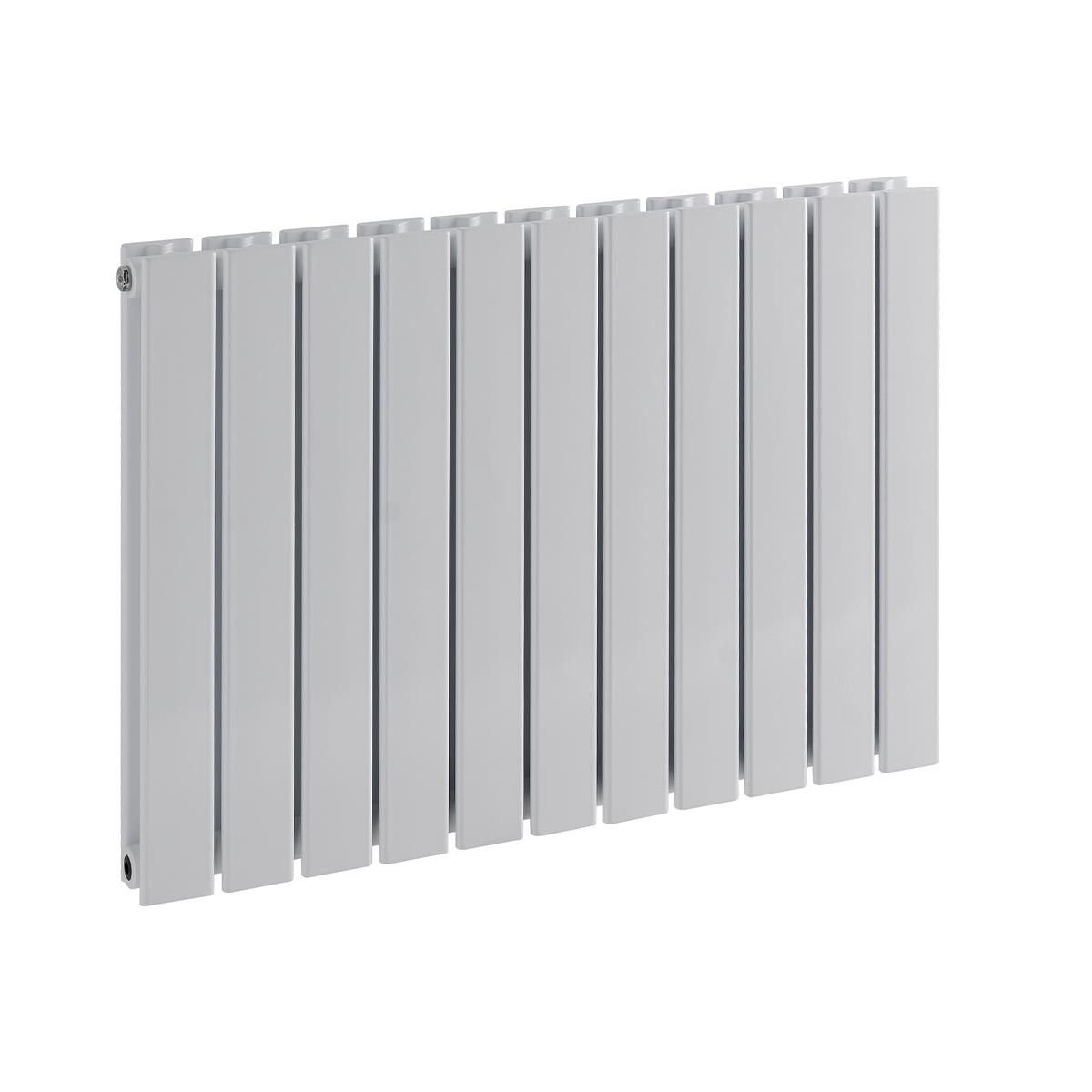 Narvi White Designer Horizontal Double Radiator 600x832mm