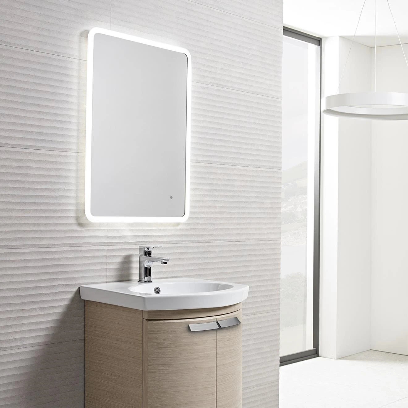 Aster Slim Illuminated Mirror 700x500mm