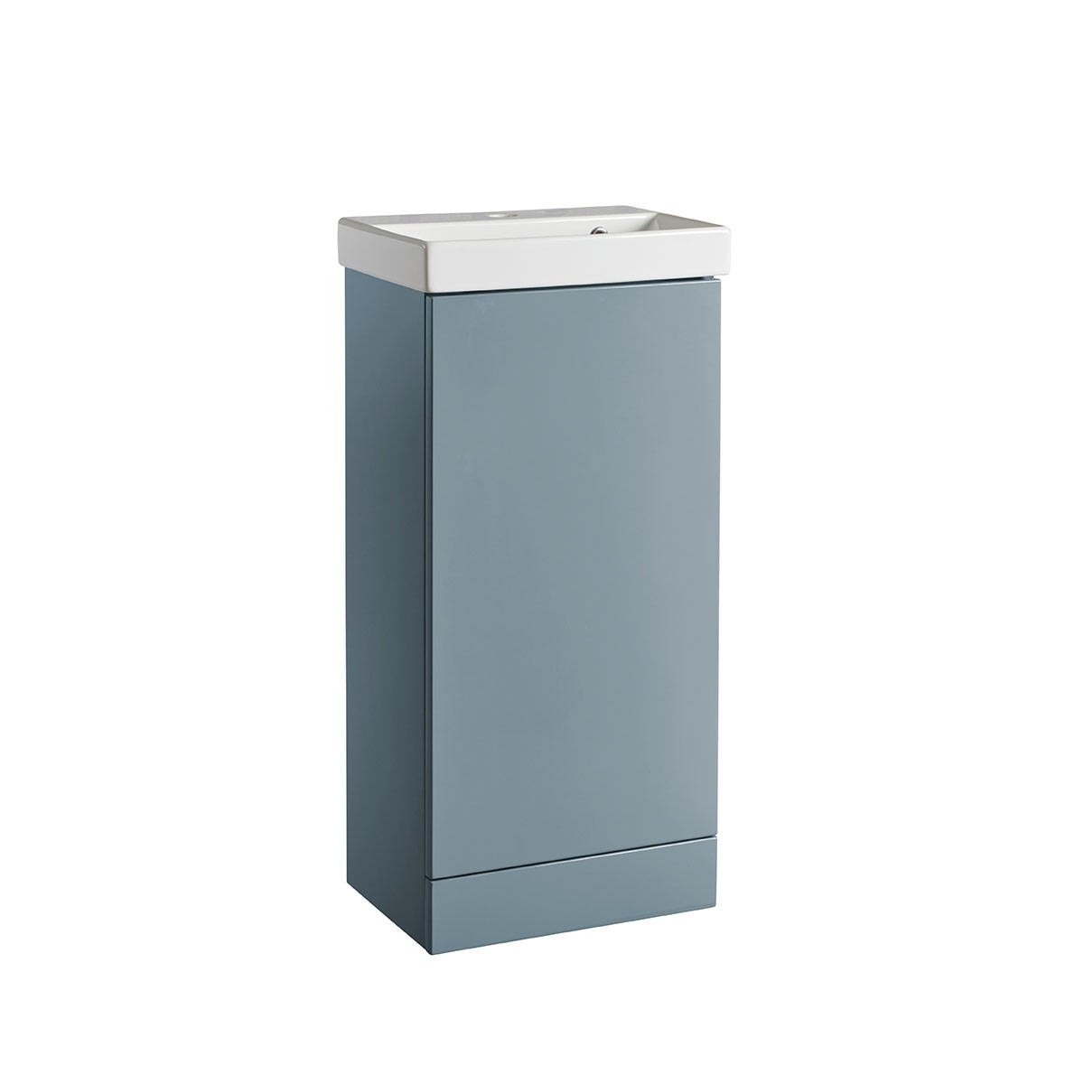 Cadence Gloss Spruce Cloakroom Vanity Unit & Ceramic Basin 400mm