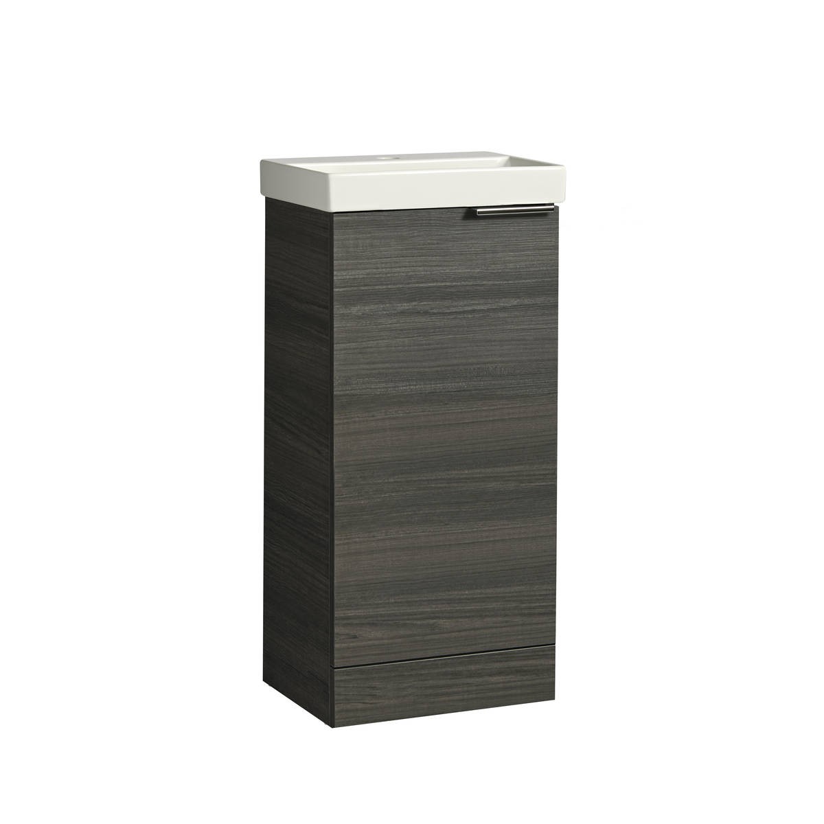 Cadence Tundra Wood Cloakroom Vanity Unit & Ceramic Basin 400mm