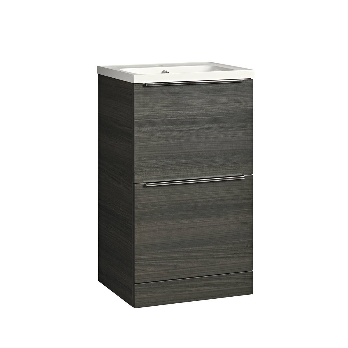 Cadence Tundra Wood Double Drawer Unit & Isocast Basin 500mm