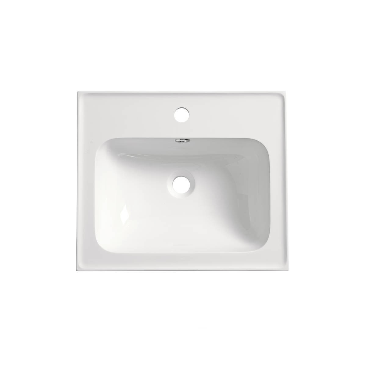 Cadence Gloss Spruce Double Drawer Wall Hung Vanity Unit & Isocast Basin 500mm