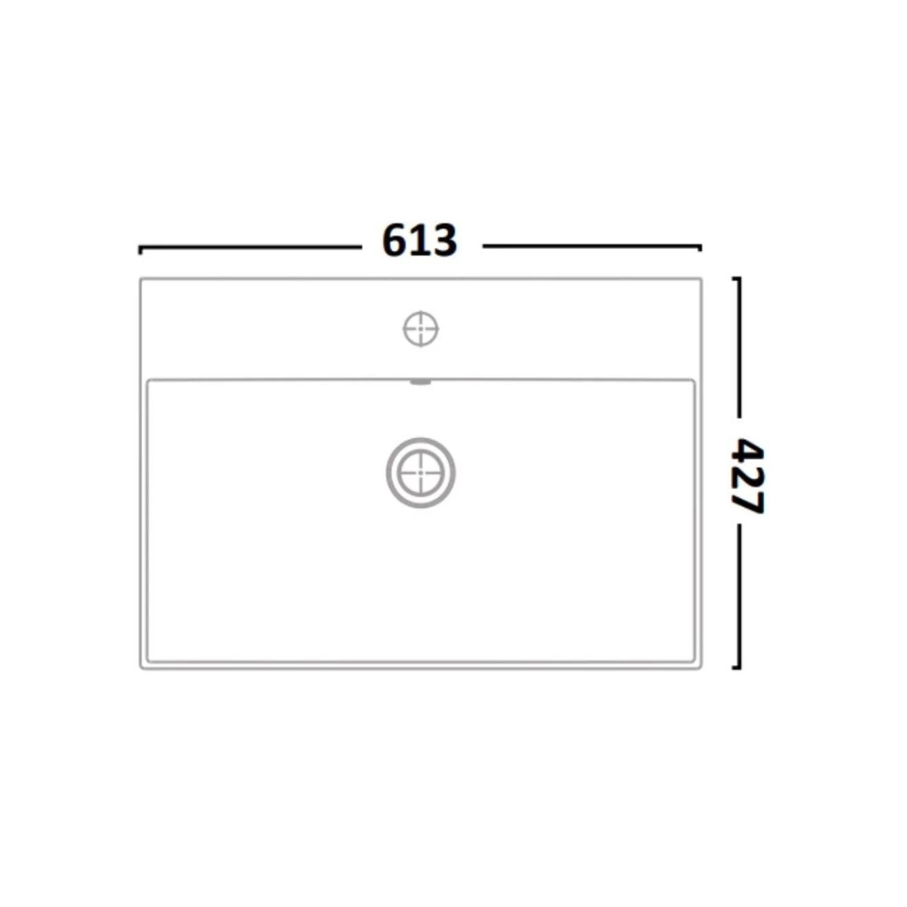 Tavistock Cadence Gloss Light Grey Double Drawer Wall Hung Vanity Unit & Ceramic Basin 600mm