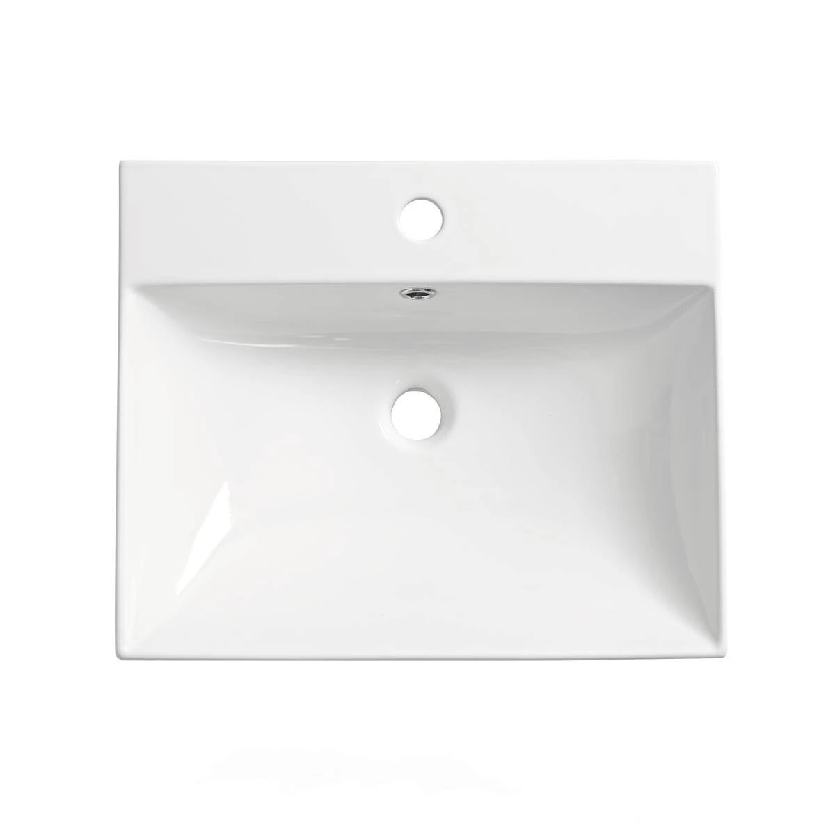 Tavistock Cadence Gloss Spruce Double Drawer Wall Hung Vanity Unit & Ceramic Basin 600mm
