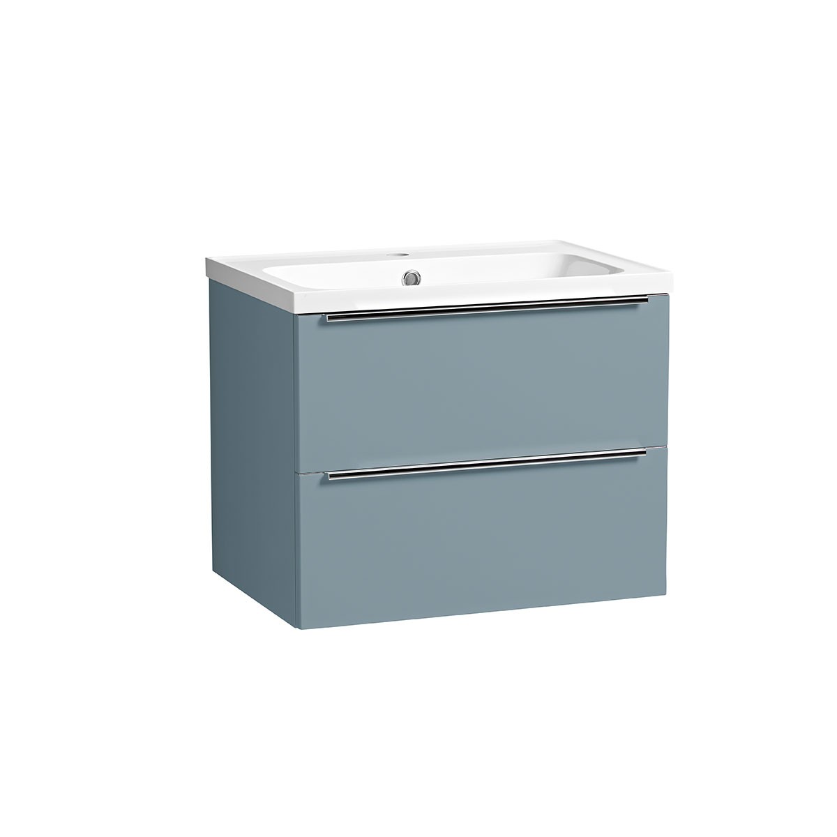 Tavistock Cadence Gloss Spruce Double Drawer Wall Hung Vanity Unit & Isocast Basin 600mm