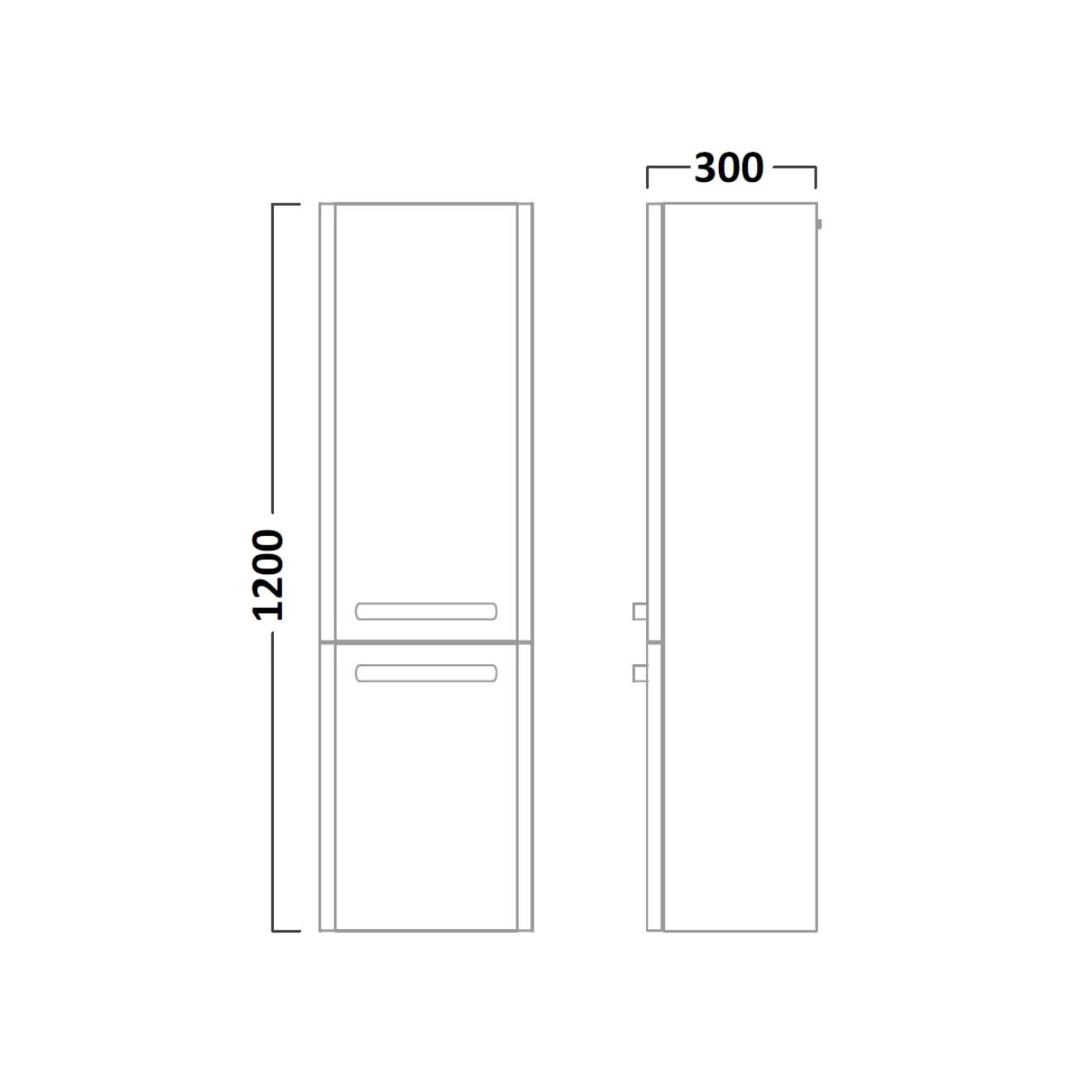 Tavistock Compass Gloss Clay Column Unit 350mm