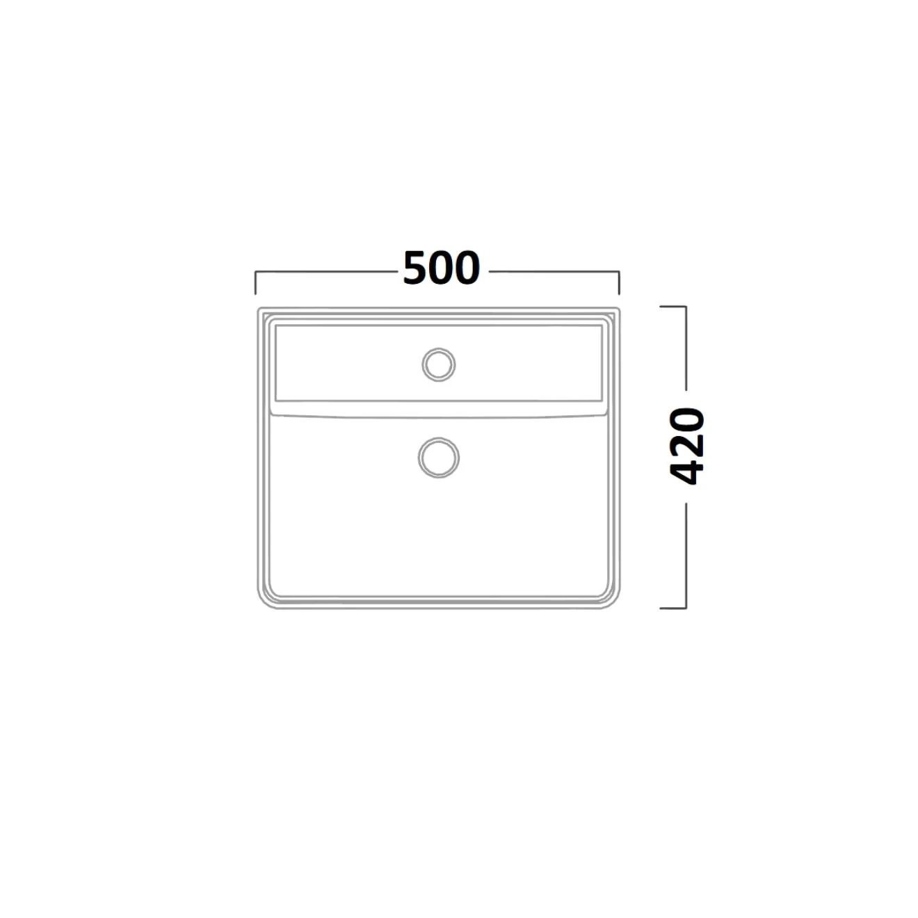 Tavistock Compass Gloss Clay Vanity Unit & Basin 500mm