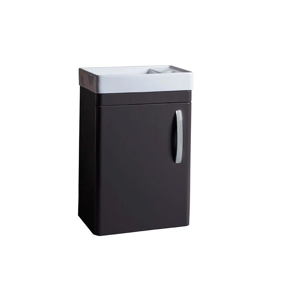Tavistock Compass Gloss Clay Wall Hung Cloakroom Vanity Unit & Basin 450mm