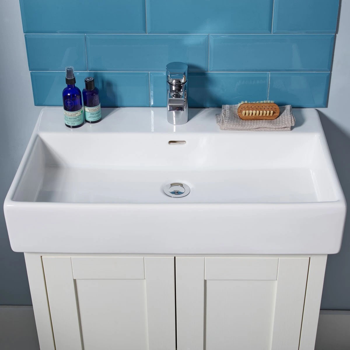 Tavistock Lansdown Linen White Vanity Unit & Basin 700mm