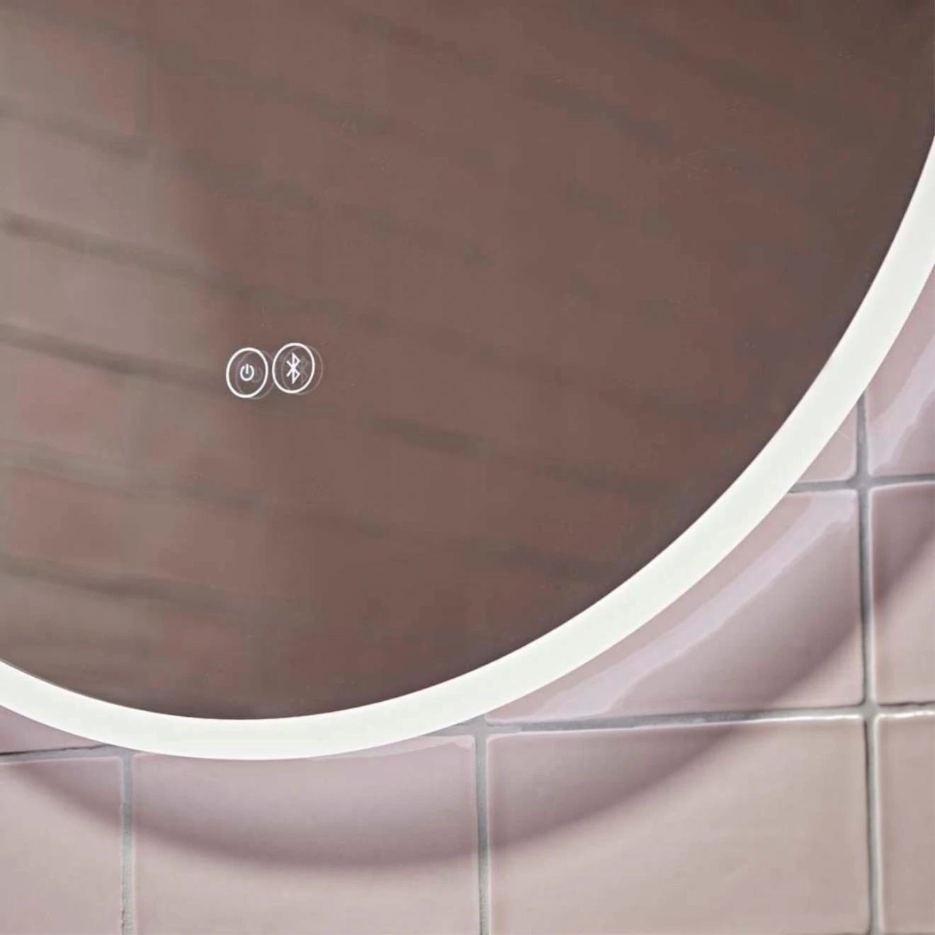 Resonate Round Bluetooth Illuminated Mirror 800mm