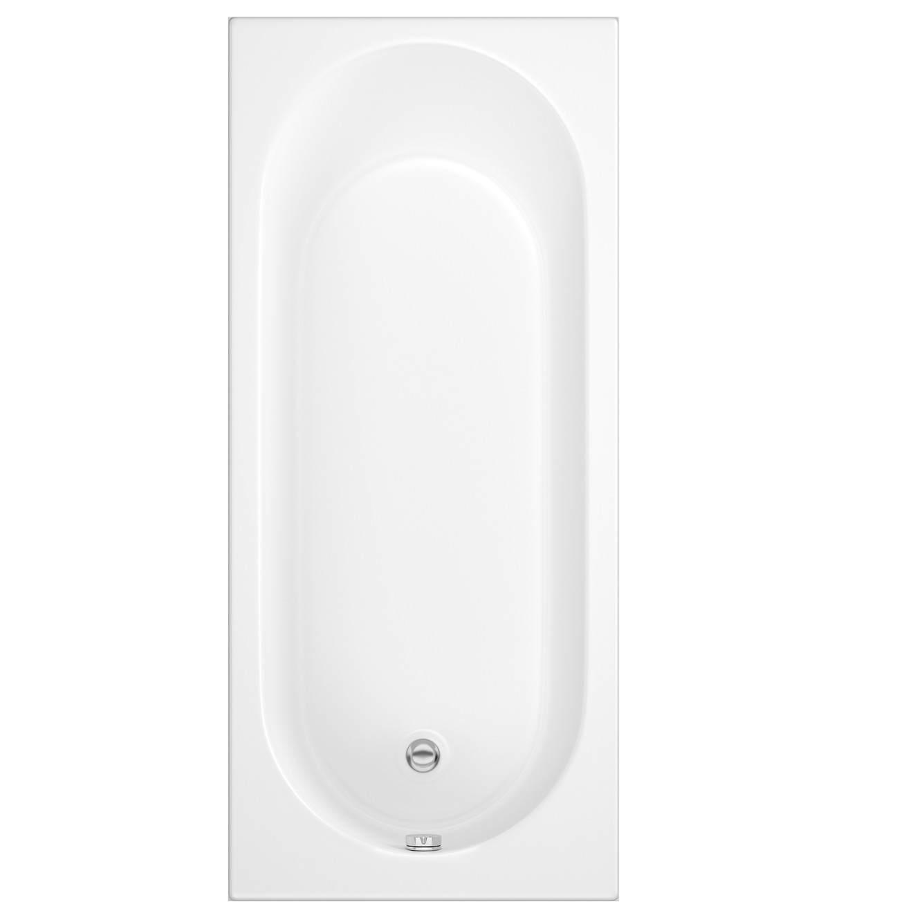 Trojan Cascade Single Ended Bath 1200x700mm