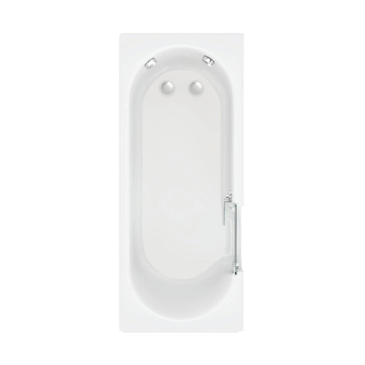 Trojan Bathe Easy Cascade Walk In Bath 1700x700mm Left Hand