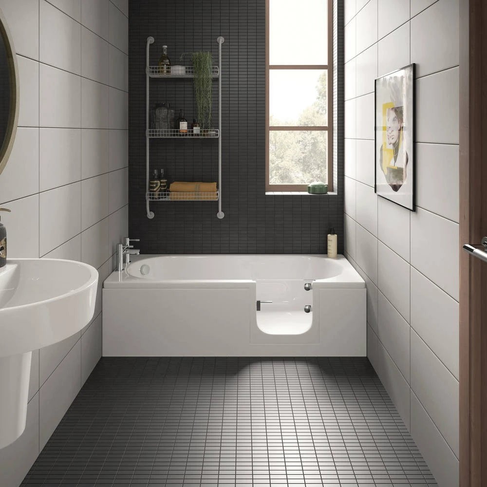 Trojan Bathe Easy Cascade Walk In Bath 1700x700mm Right Hand
