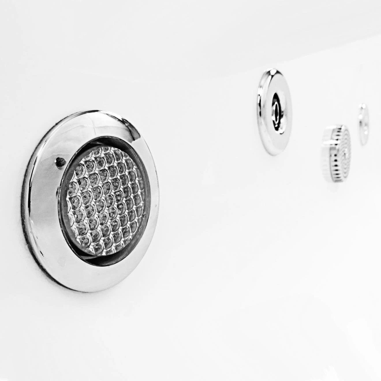 Trojan Cascade Single Ended Bath with 14 Jet Whirlpool System & Light 1700x800mm
