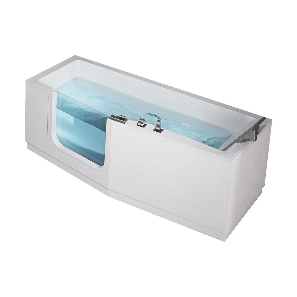 Trojan Bathe Easy Elegance Walk In Bath 1600x700 Left Hand
