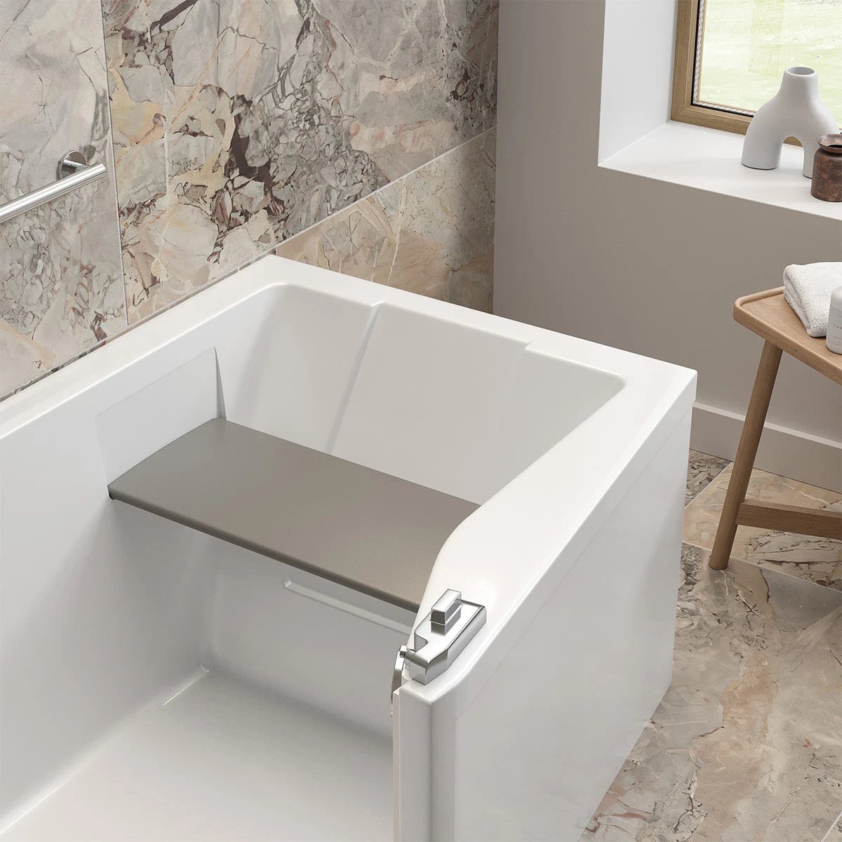 Trojan Bathe Easy Elegance Walk In Bath 1700x800 Left Hand