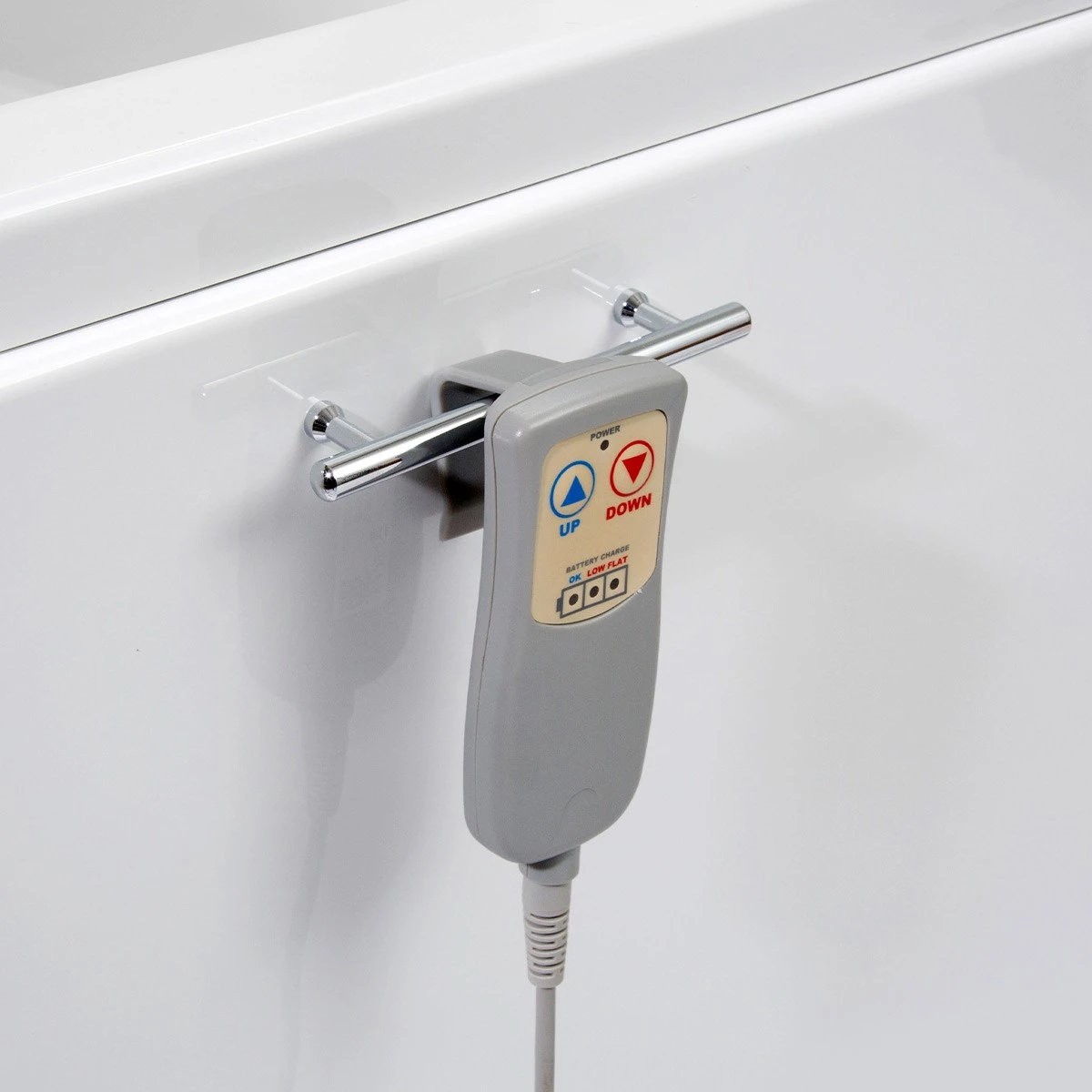 Trojan Bathe Easy Delta Walk In Bath with Powered Seat 1700x700mm Right Hand