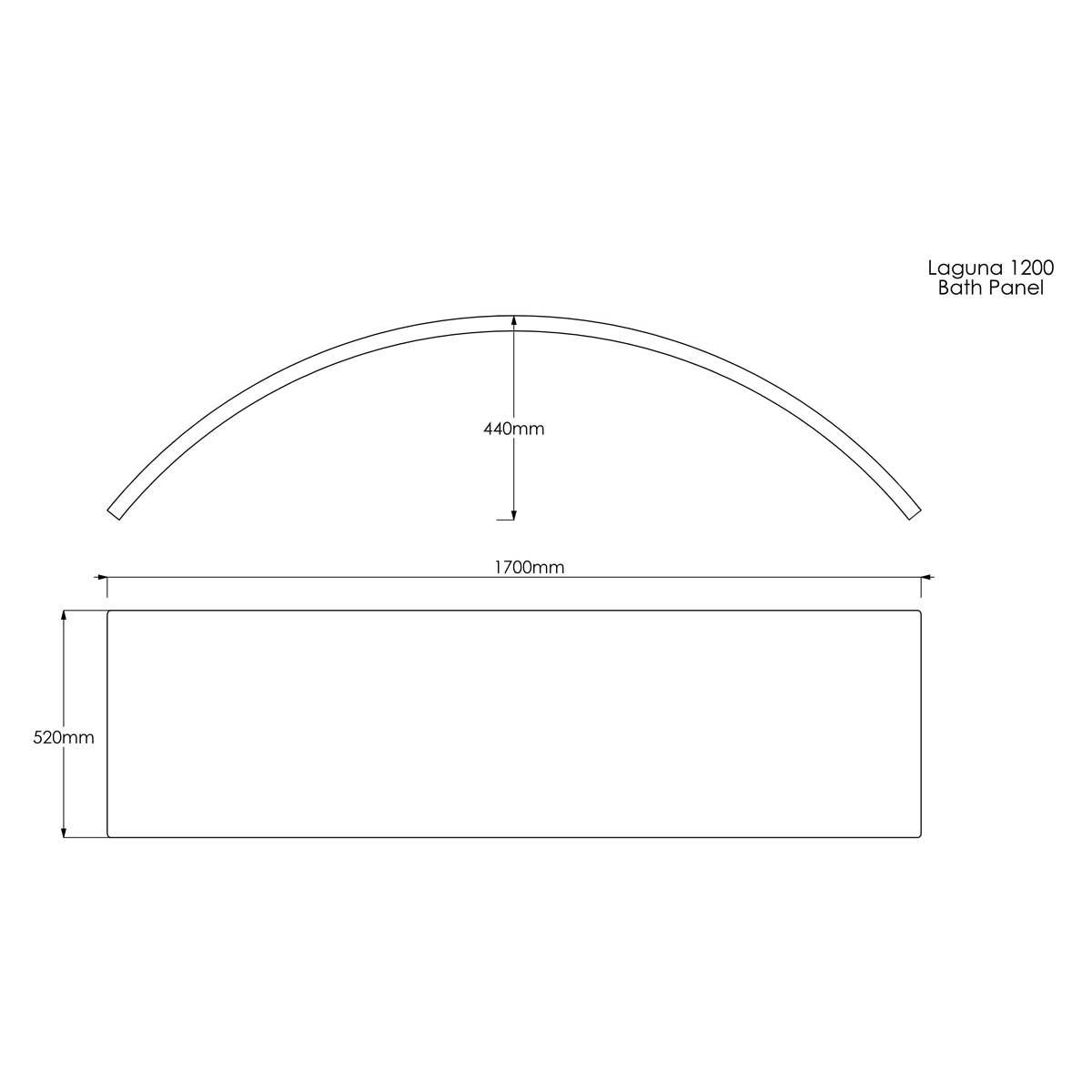 Trojan Laguna Corner Bath & Panel 1350x1350mm