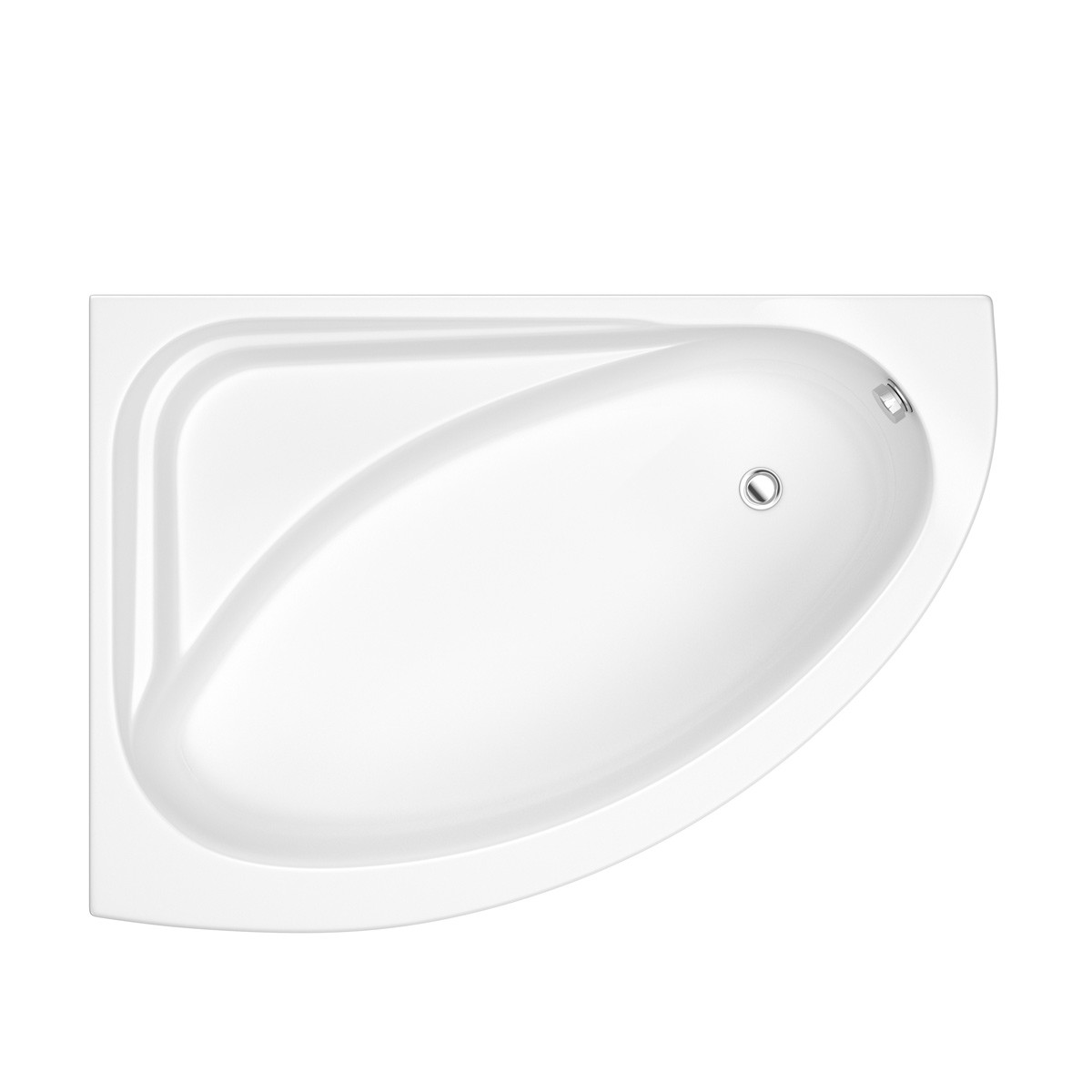 Trojan Orlando Corner Bath & Panel 1500x1020mm Left Hand