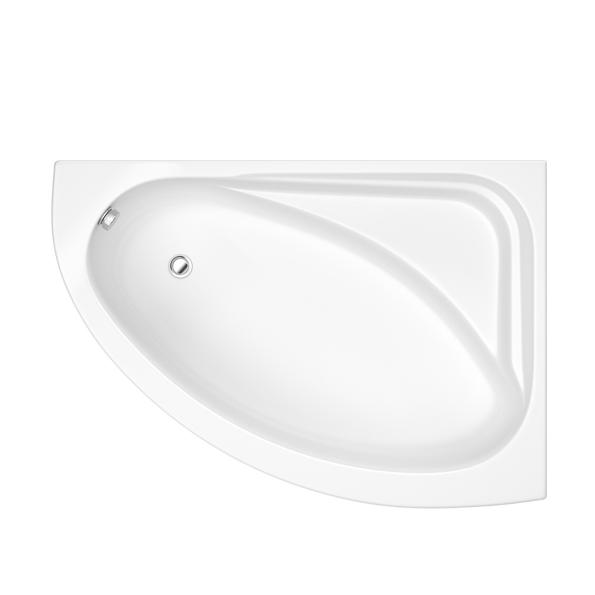 Trojan Orlando Corner Bath & Panel 1500x1020mm Right Hand