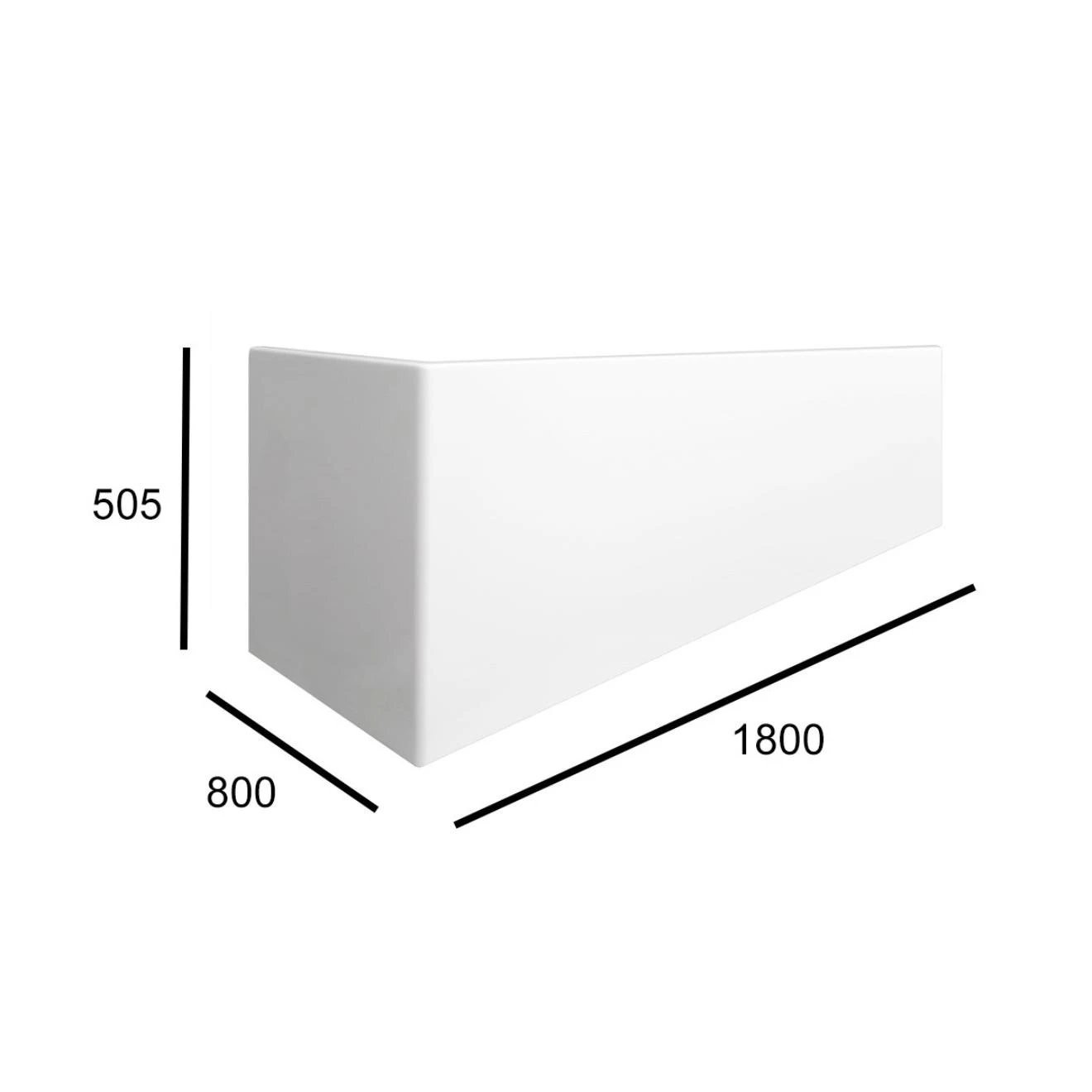 Trojan One Piece Bath Panel 1800x800mm