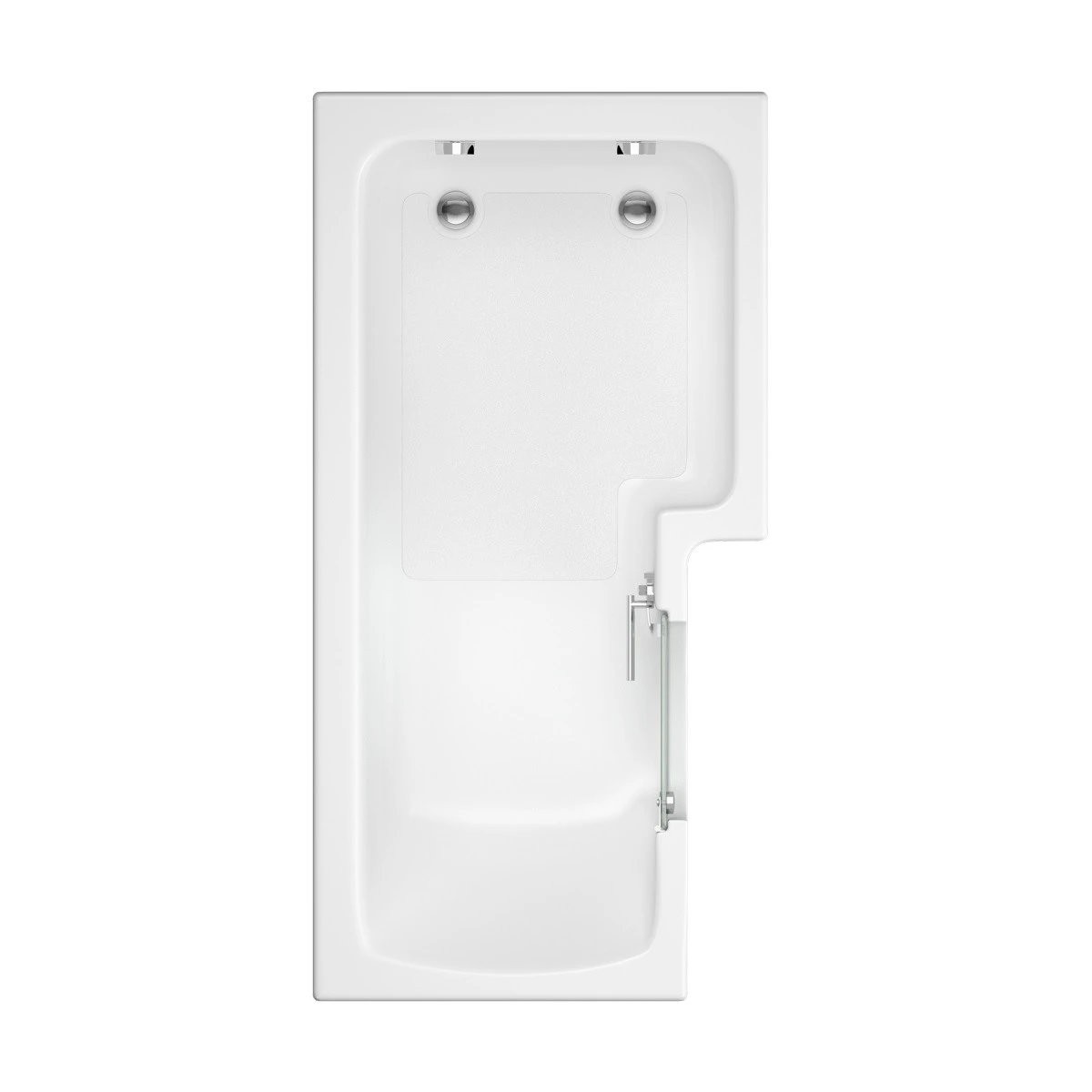 Trojan Bathe Easy Solarna Walk In Shower Bath 1700x700mm Left Hand