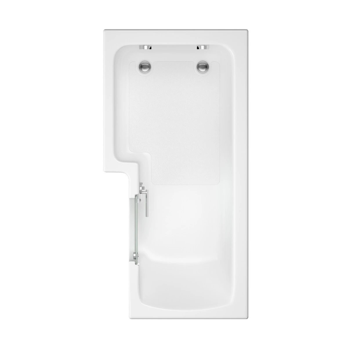 Trojan Bathe Easy Solarna Walk In Shower Bath 1700x700mm Right Hand