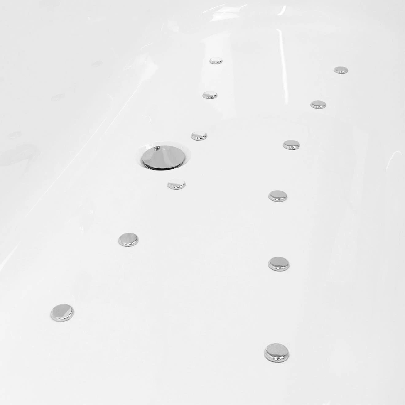 Trojan Solarna Double Ended Bath with 12 Jet Airspa System 1700x750mm 