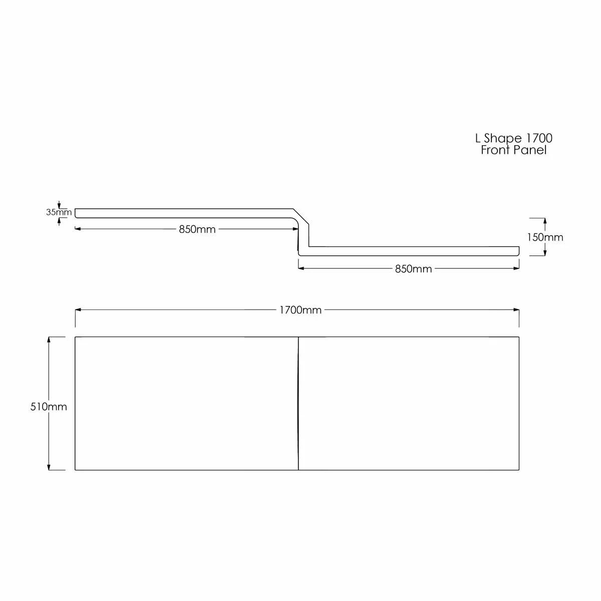 Trojancast Solarna L Shape Bath with 14 Jet Whirlpool System With Inline Heater & Light 1700x850x700mm Right Hand
