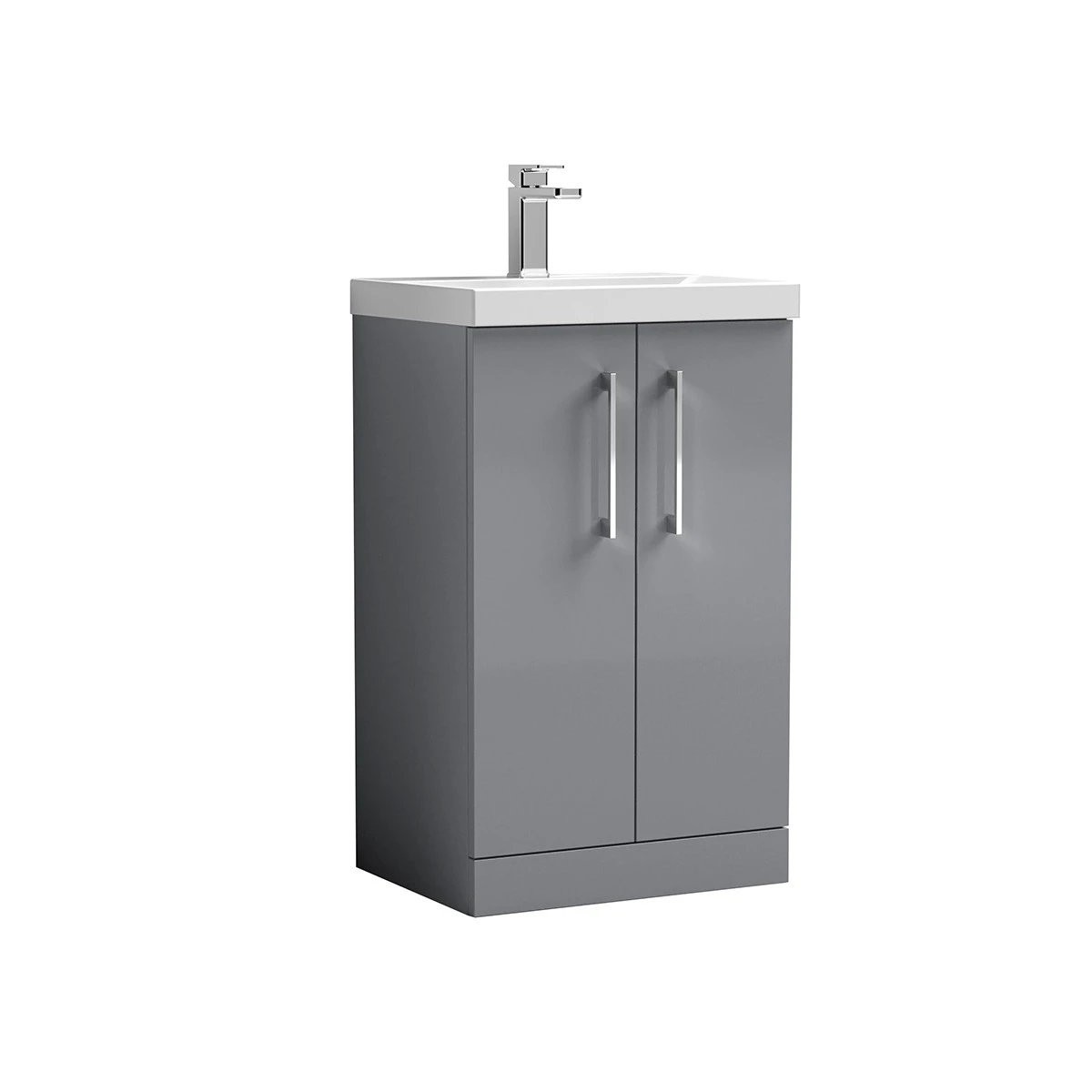 Arno Satin Grey Vanity Unit & Basin 500mm